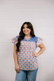 THE ALURA MULTI COLOR TOP