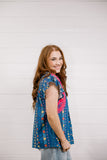 THE KINLEY TOP - NAVY