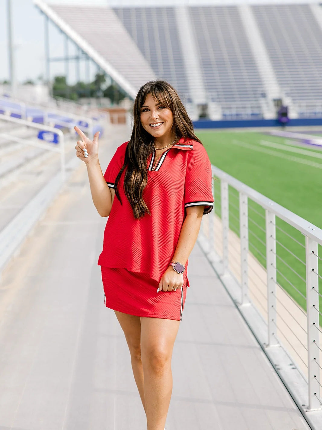 THE DAISTY TOP - RED