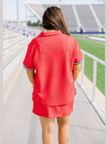 THE JADE SKIRT - RED