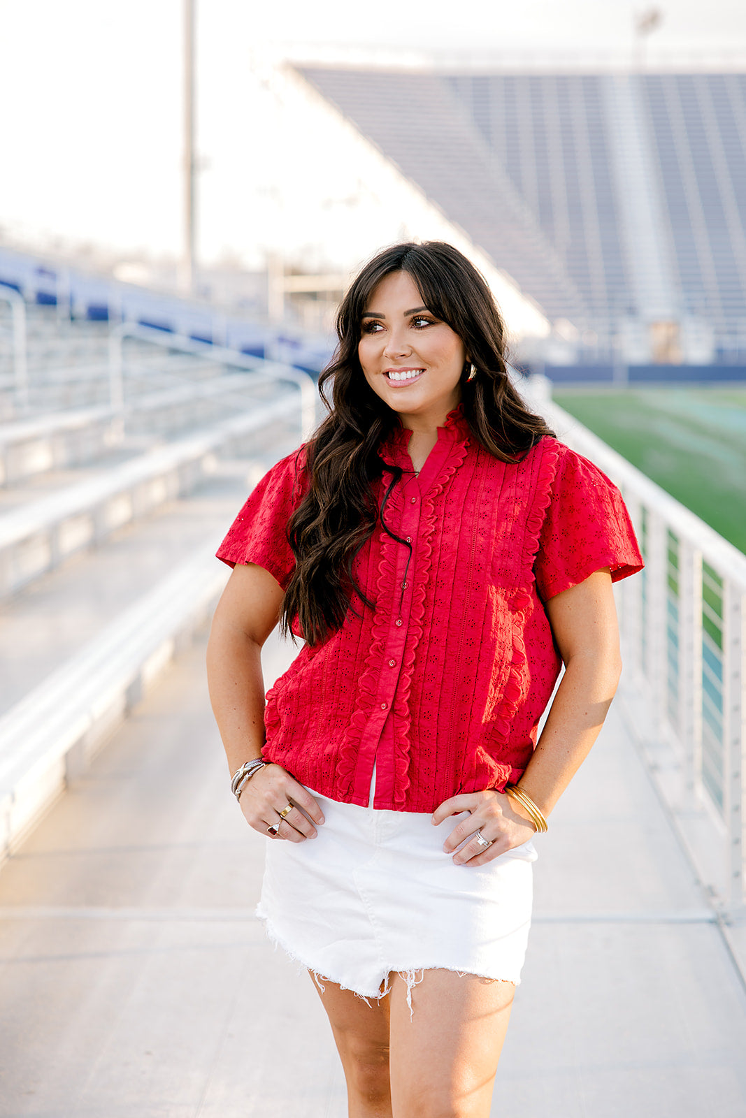 THE LILLY RED TOP