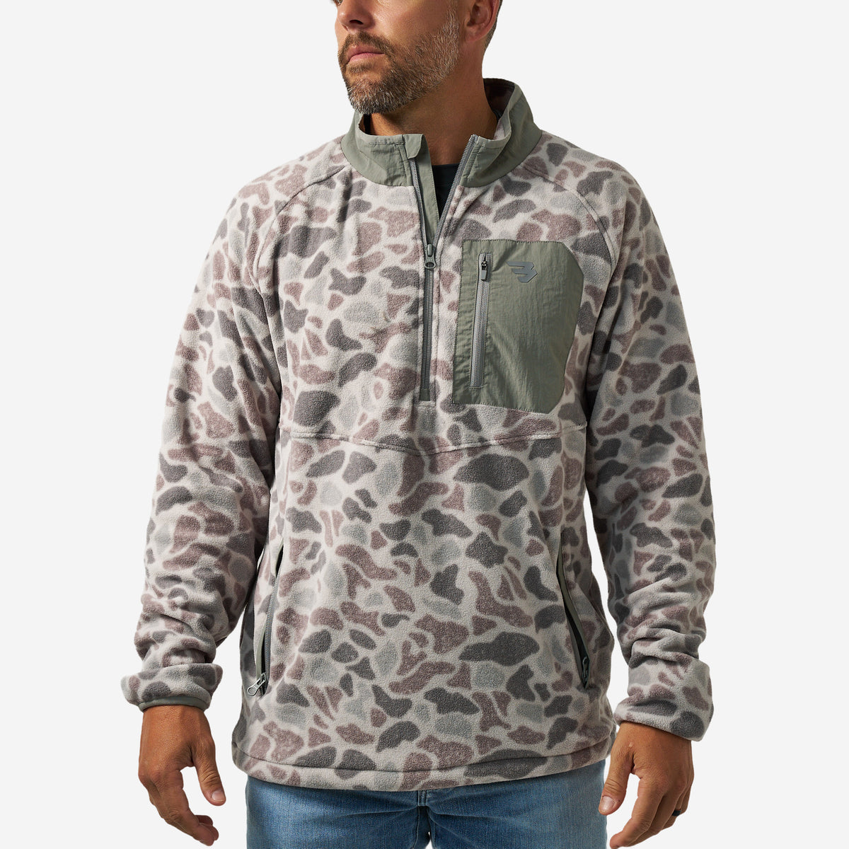 BURLEBO MICRO FLEECE - CLASSIC DEER CAMO