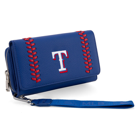 MLB Texas Rangers Team Wallet/Wristlet - Blue