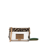 CONSUELA MONA BROWN MIDTOWN CLEAR CROSSBODY