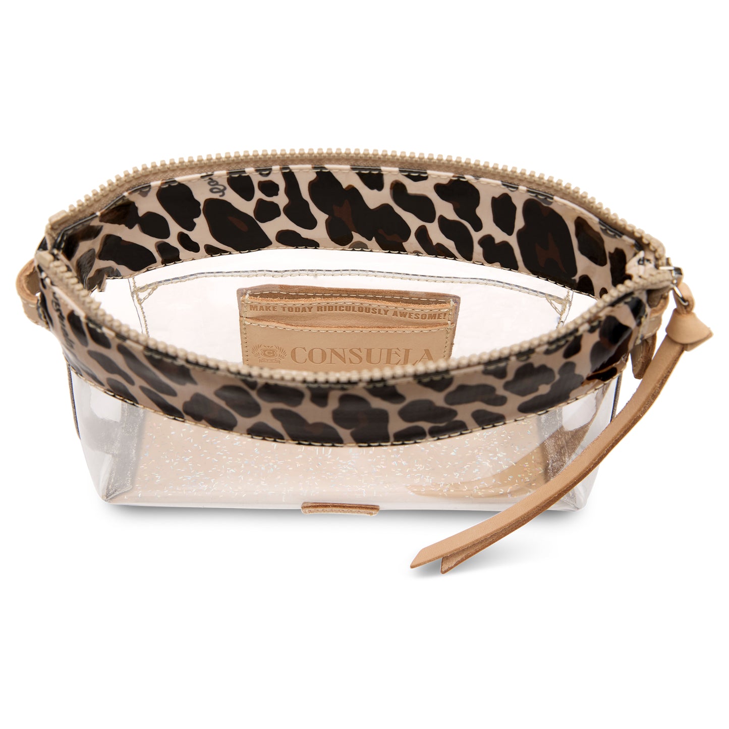CONSUELA MONA BROWN MIDTOWN CLEAR CROSSBODY