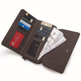 Montana West Embroidered Wallet - Brown