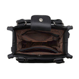 Montana West Embroidered Aztec Small Tote/Crossbody - Black