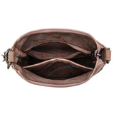 Montana West Embossed Collection Crossbody Bag - Pink