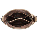Montana West Embossed Collection Crossbody Bag - Tan