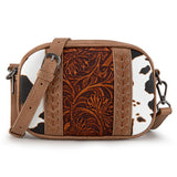 Montana West Tooled Collection Crossbody - Brown