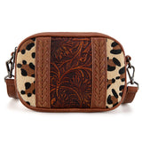 Montana West Tooled Collection Crossbody - Leopard