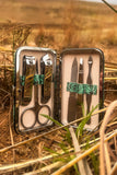 TOOLED IN TURQUOISE MANICURE SET