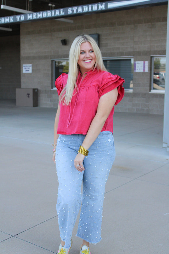 THE MARLEY TOP - RED