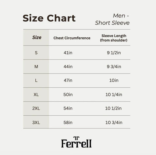 FERRELL MEN'S CORE ORANGE- SHORT SLEEVE SNAP