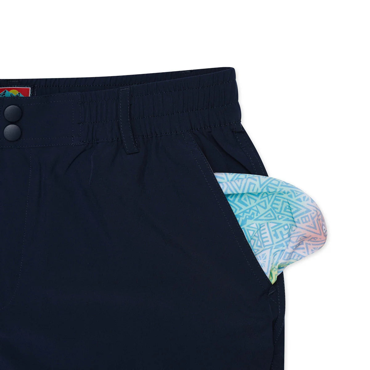 Burlebo Everyday Short - Deep Water Navy - Mayan Pocket