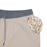 Burlebo 7" Athletic Short - Heather Khaki - Venado Camo Liner