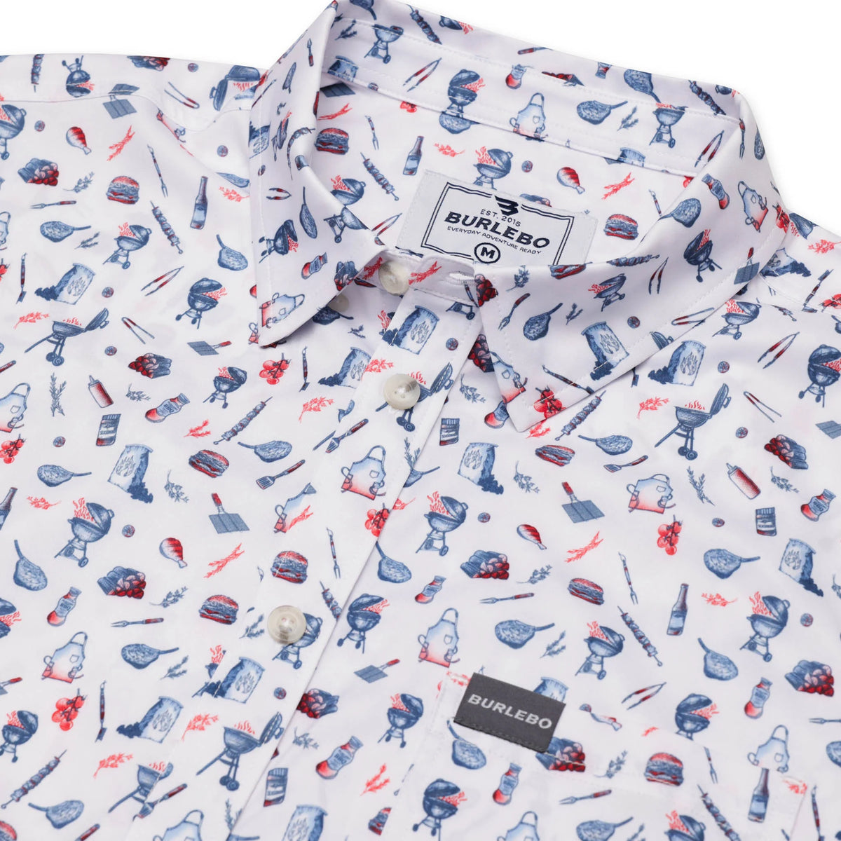 Burlebo Performance Button Up Shirt - Grillmaster