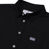 Burlebo Performance Button Up - Heather Black