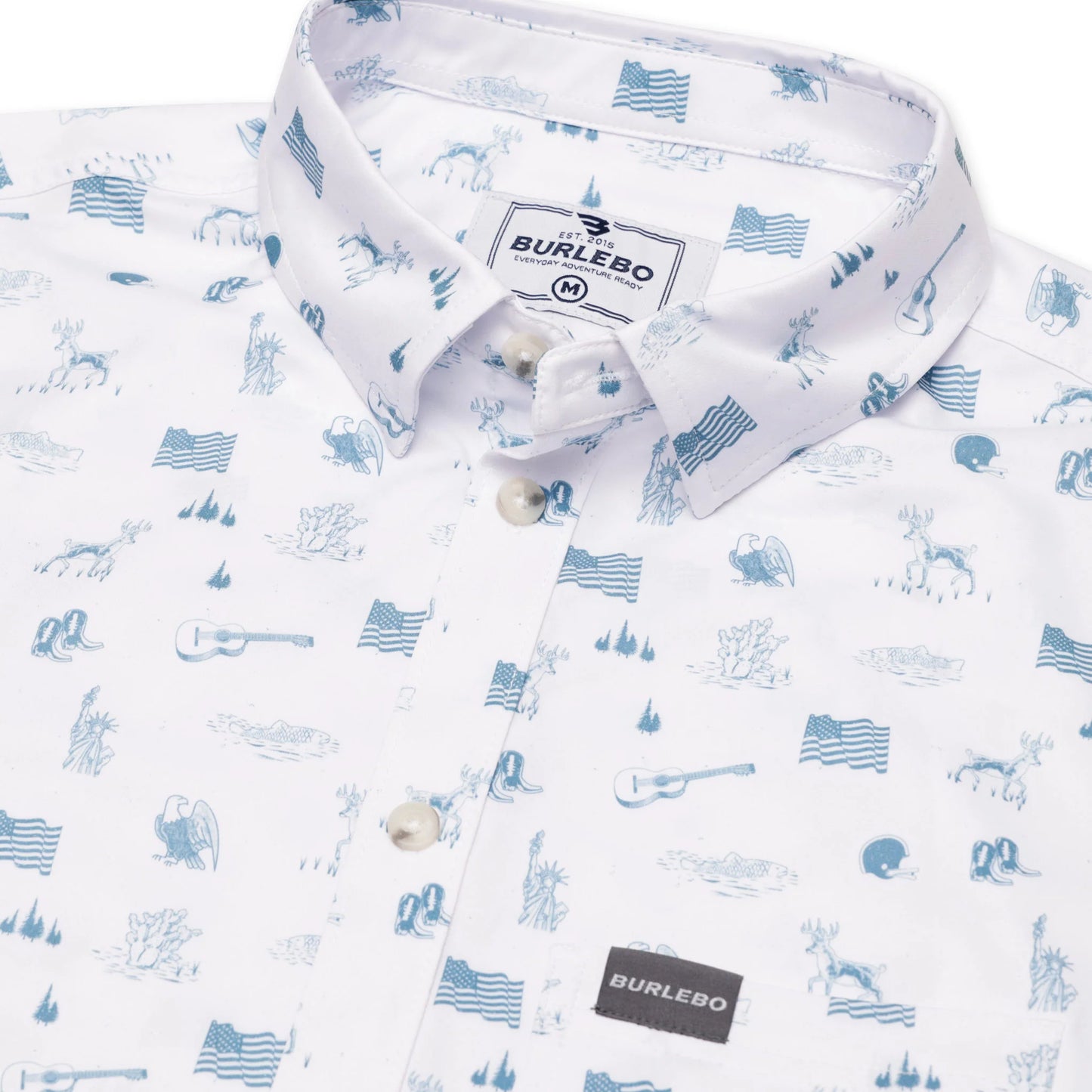 Burlebo Performance Button Up - America the Great