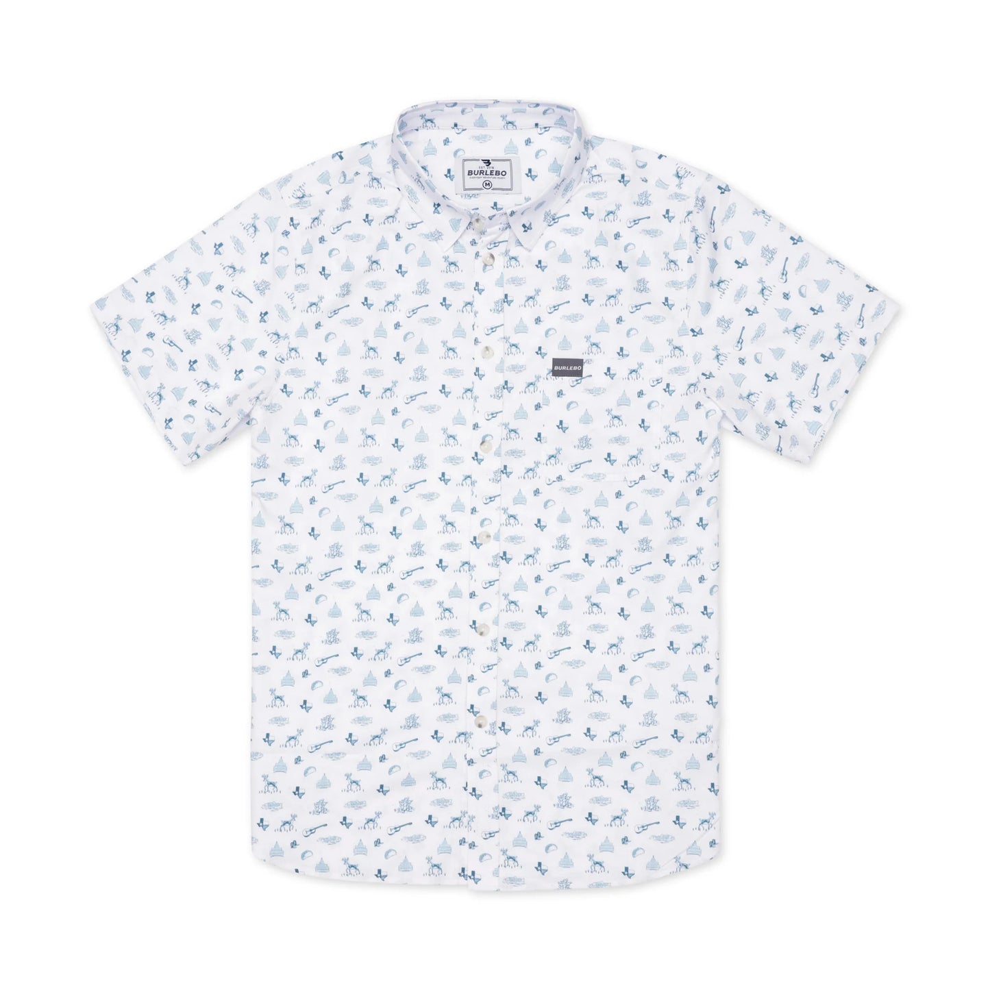 Burlebo Performance Button Up Shirt - Lone Star State