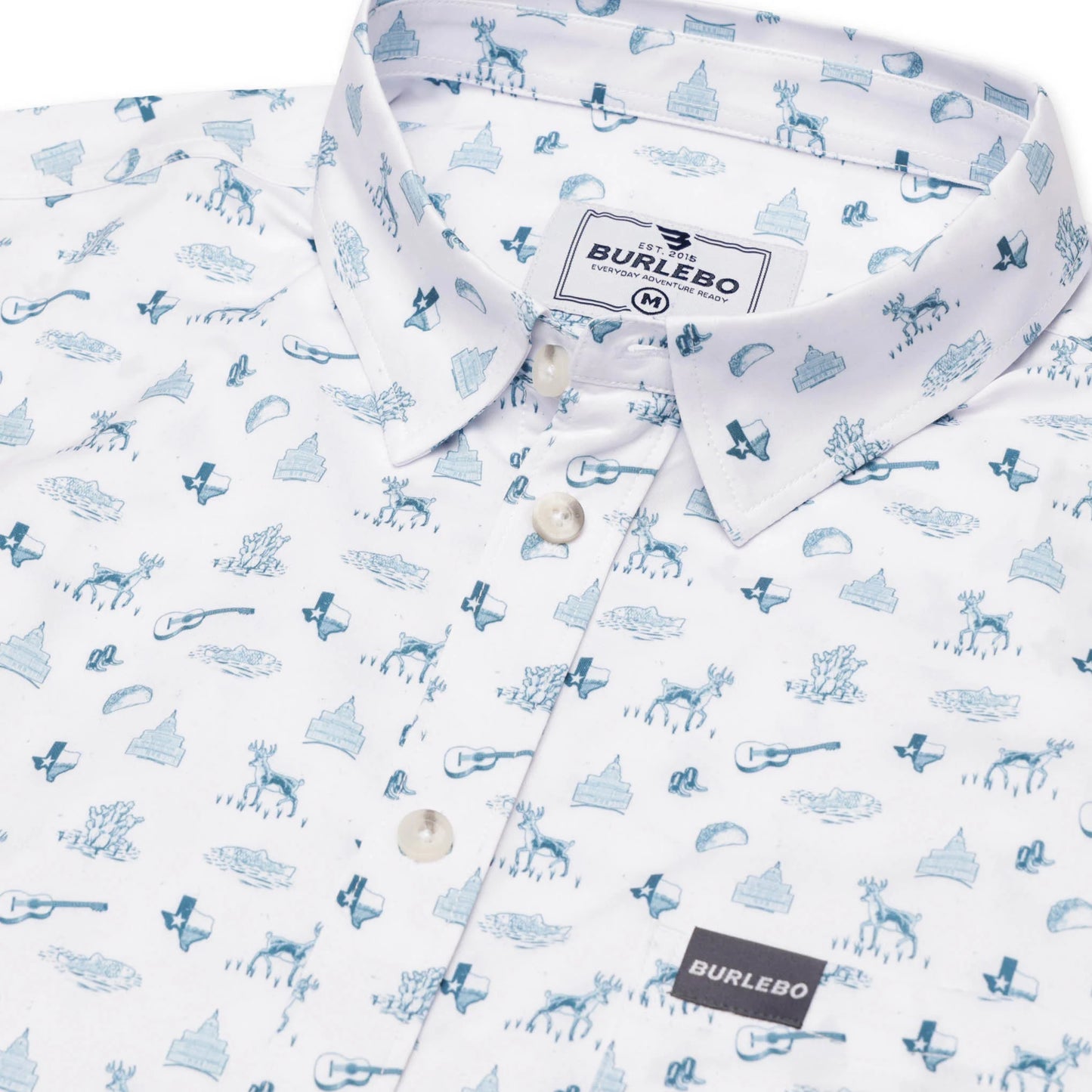 Burlebo Performance Button Up Shirt - Lone Star State