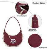 MONTANA WEST LICENSED MAROON TEXAS A&M UNIVERSITY AGGIES HOBO BAG