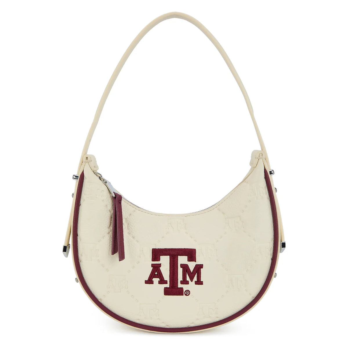 MONTANA WEST LICENSED BEIGE TEXAS A&M UNIVERSITY AGGIES HOBO BAG
