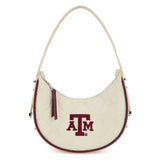 MONTANA WEST LICENSED BEIGE TEXAS A&M UNIVERSITY AGGIES HOBO BAG