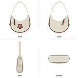 MONTANA WEST LICENSED BEIGE TEXAS A&M UNIVERSITY AGGIES HOBO BAG