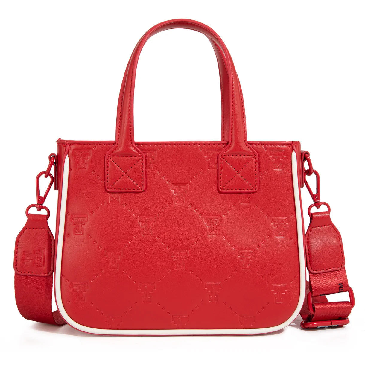 MONTANA WEST LICENSED TEXAS TECH UNIVERSITY RED RAIDERS TOTE/CROSSBODY BAG - RED