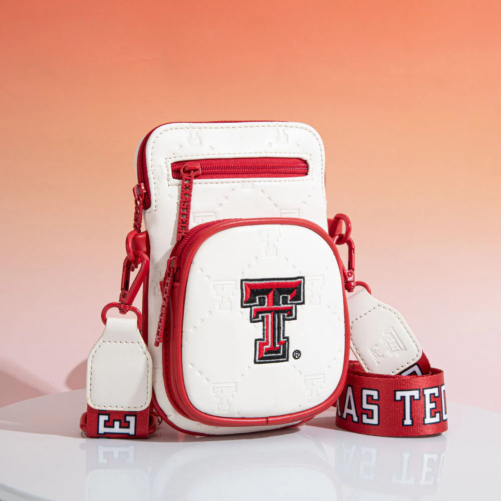 MONTANA WEST TEXAS TECH UNIVERSITY RED RAIDERS CROSSBODY BAG - Beige