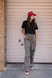 OFF THA TRACK BOXER PANTS - LEOPARD