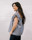 THE EMMA TOP - BURNT ORANGE
