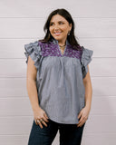 THE EMMA TOP - PURPLE
