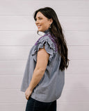 THE EMMA TOP - PURPLE