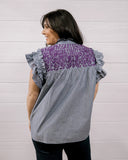 THE EMMA TOP - PURPLE