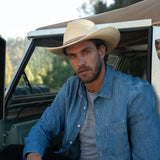 STETSON SAWMILL PALM LEAF WESTERN HAT