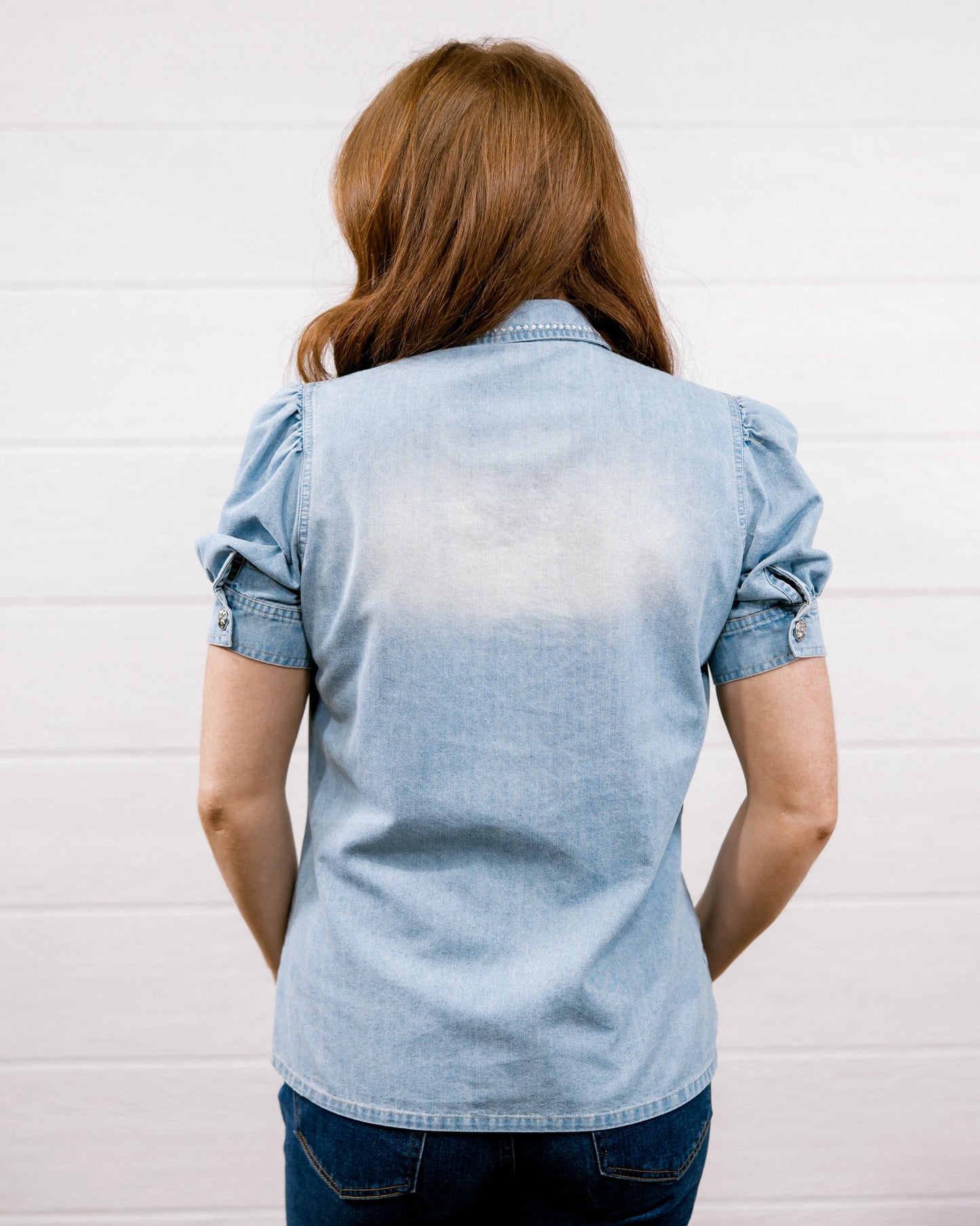 THE SUTTON TOP IN DENIM