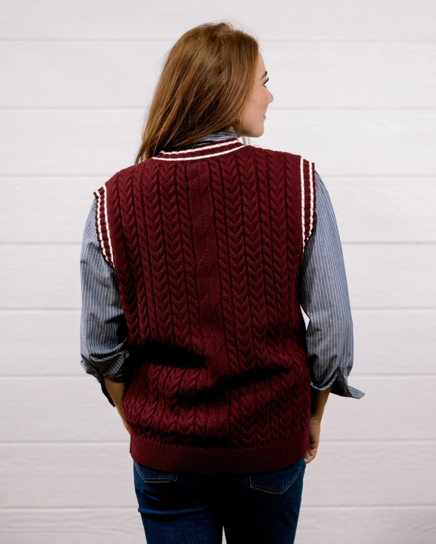 KOTI HOWDY MAROON VEST