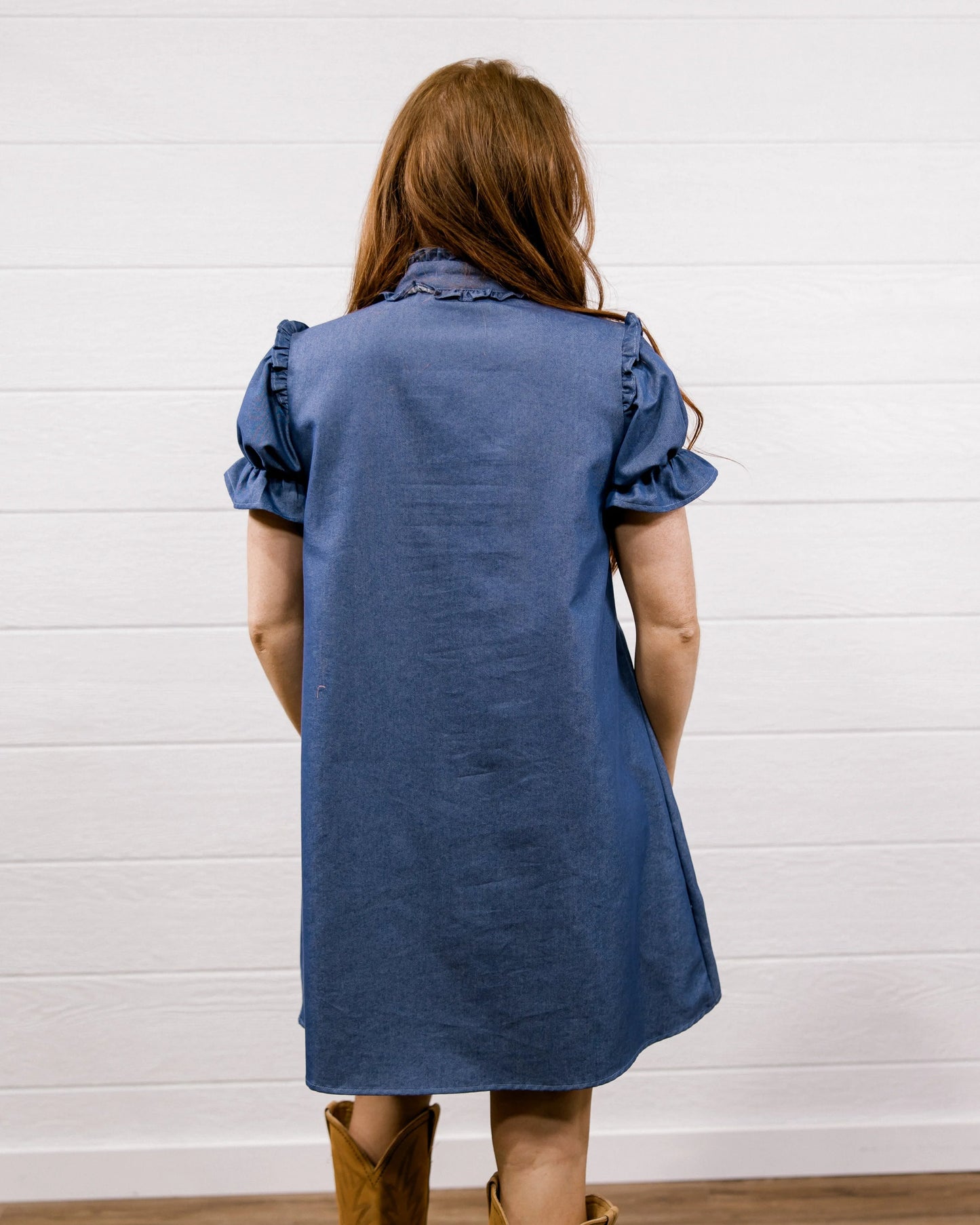 MCKENZIE DRESS IN DENIM