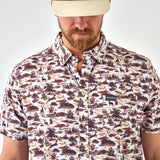 Burlebo Performance Button Up - Brush Country