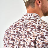 Burlebo Performance Button Up - Brush Country