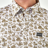 Burlebo Performance Button Up - Into The Wild