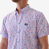 Burlebo Performance Button Up - Old Glory