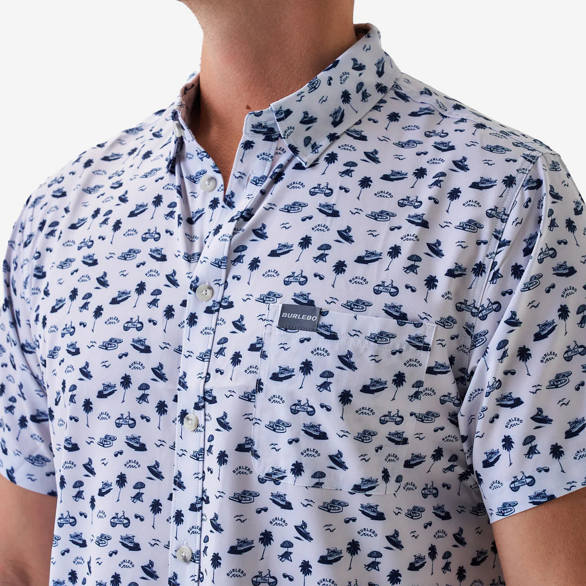 Burlebo Performance Button Up - On The Water