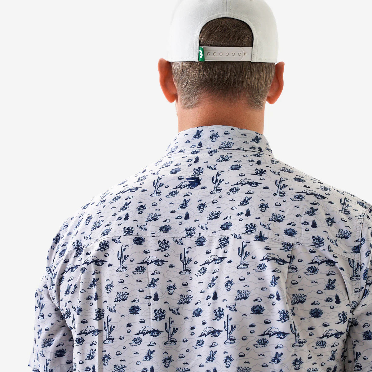 Burlebo Performance Button Up - Cream - Out West