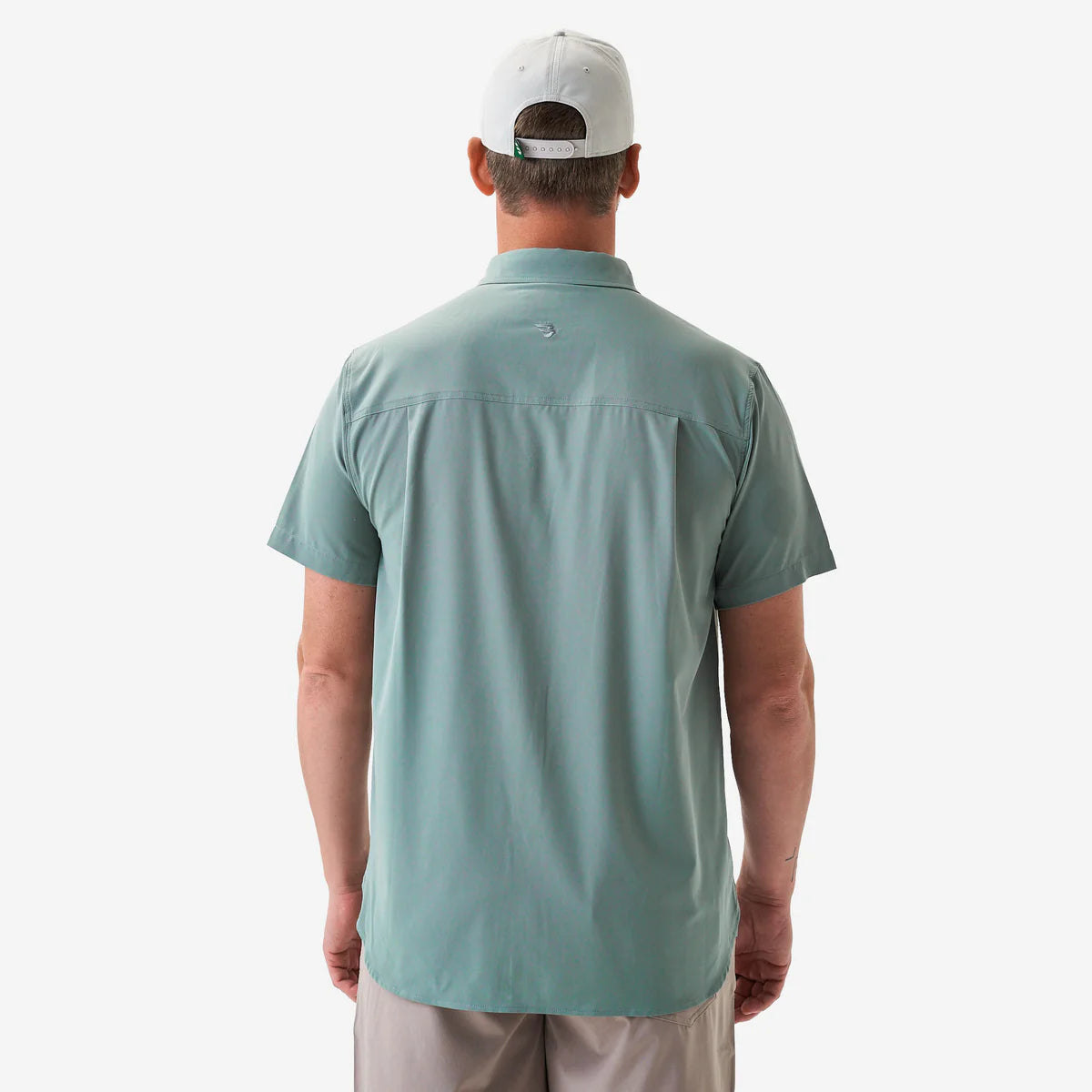 Burlebo Performance Button Up - Sage