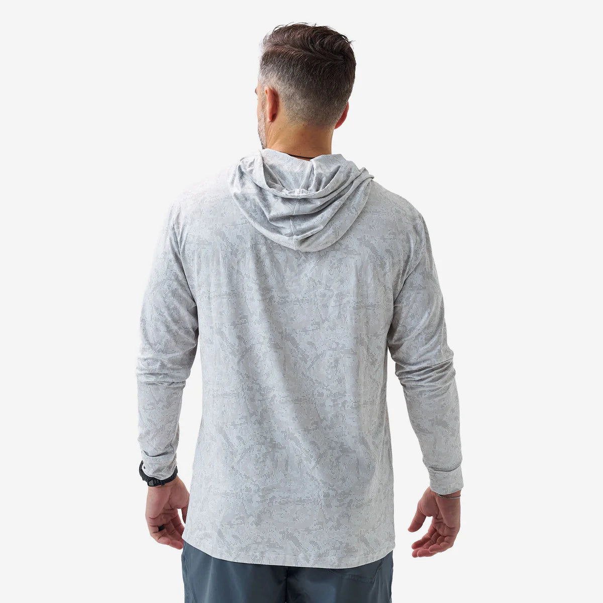 Burlebo Performance Hoodie - DIGI CAMO IVORY