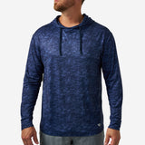 Burlebo PERFORMANCE HOODIE - MARSH NAVY CAMO