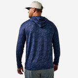 Burlebo PERFORMANCE HOODIE - MARSH NAVY CAMO